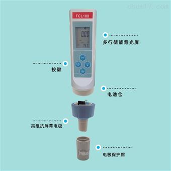 FCL100余氯84消毒水检测仪次氯酸测定