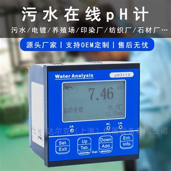 pH3110污水在线pH计厂家 pH/ORP检测仪